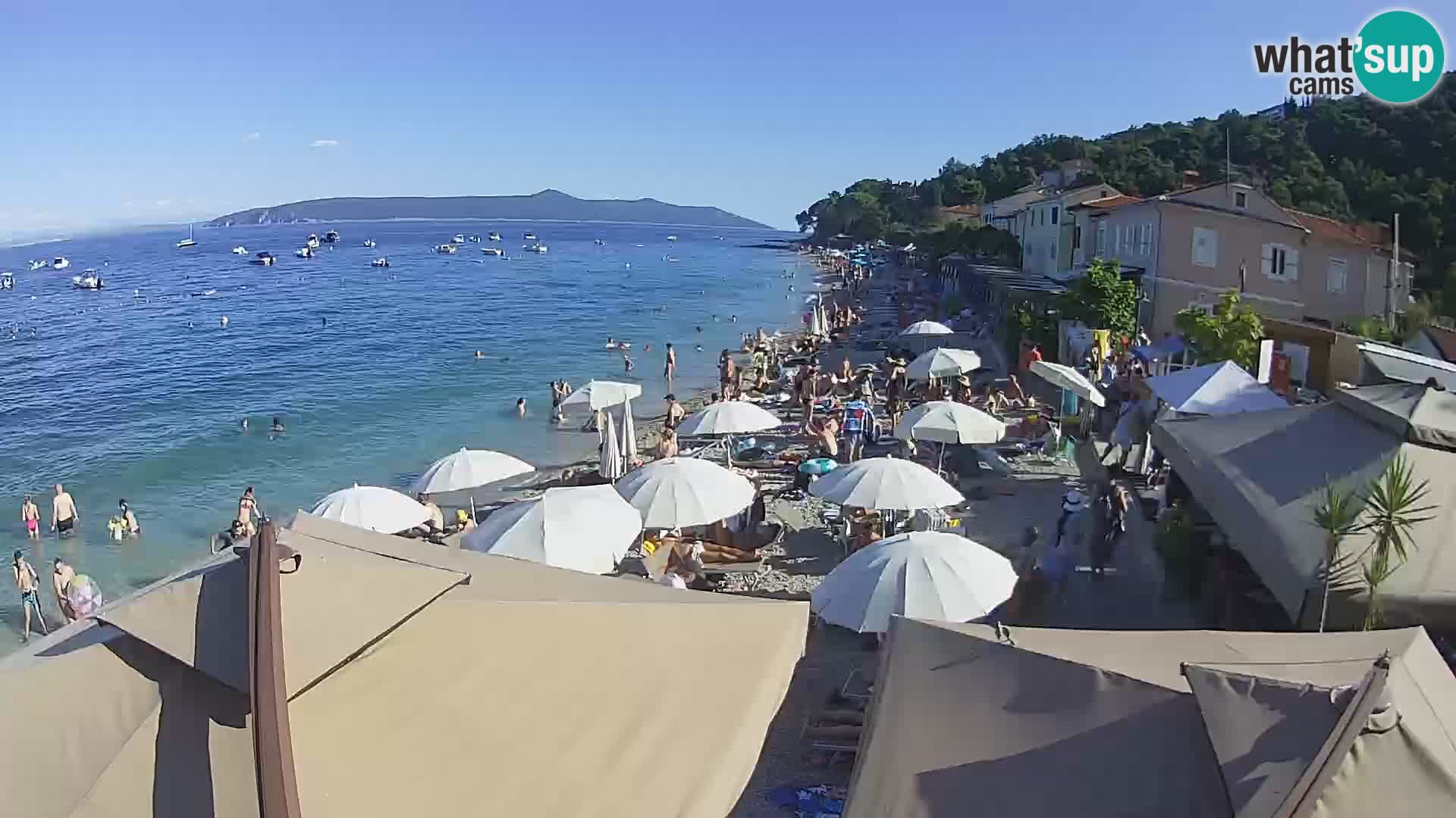 Webcam Mošćenička Draga – Strand