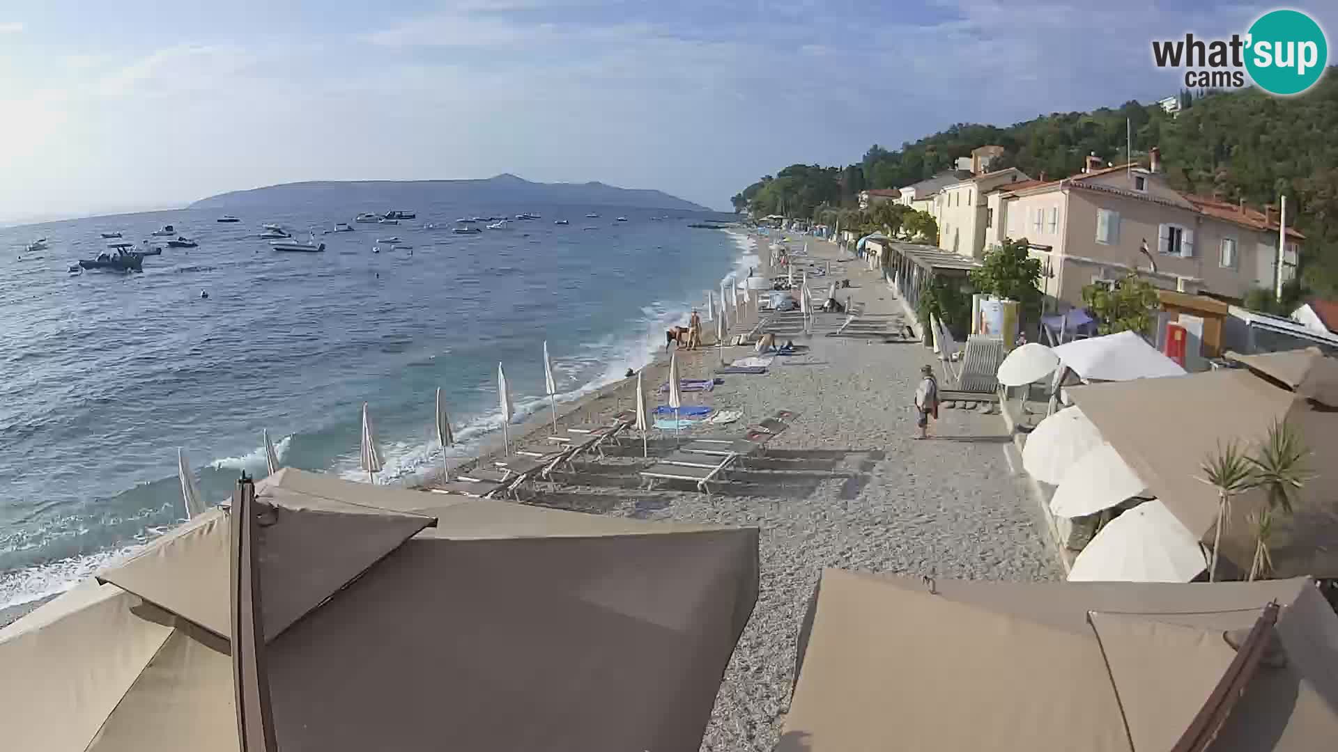 Kamera v živo Mošćenička Draga – plaža