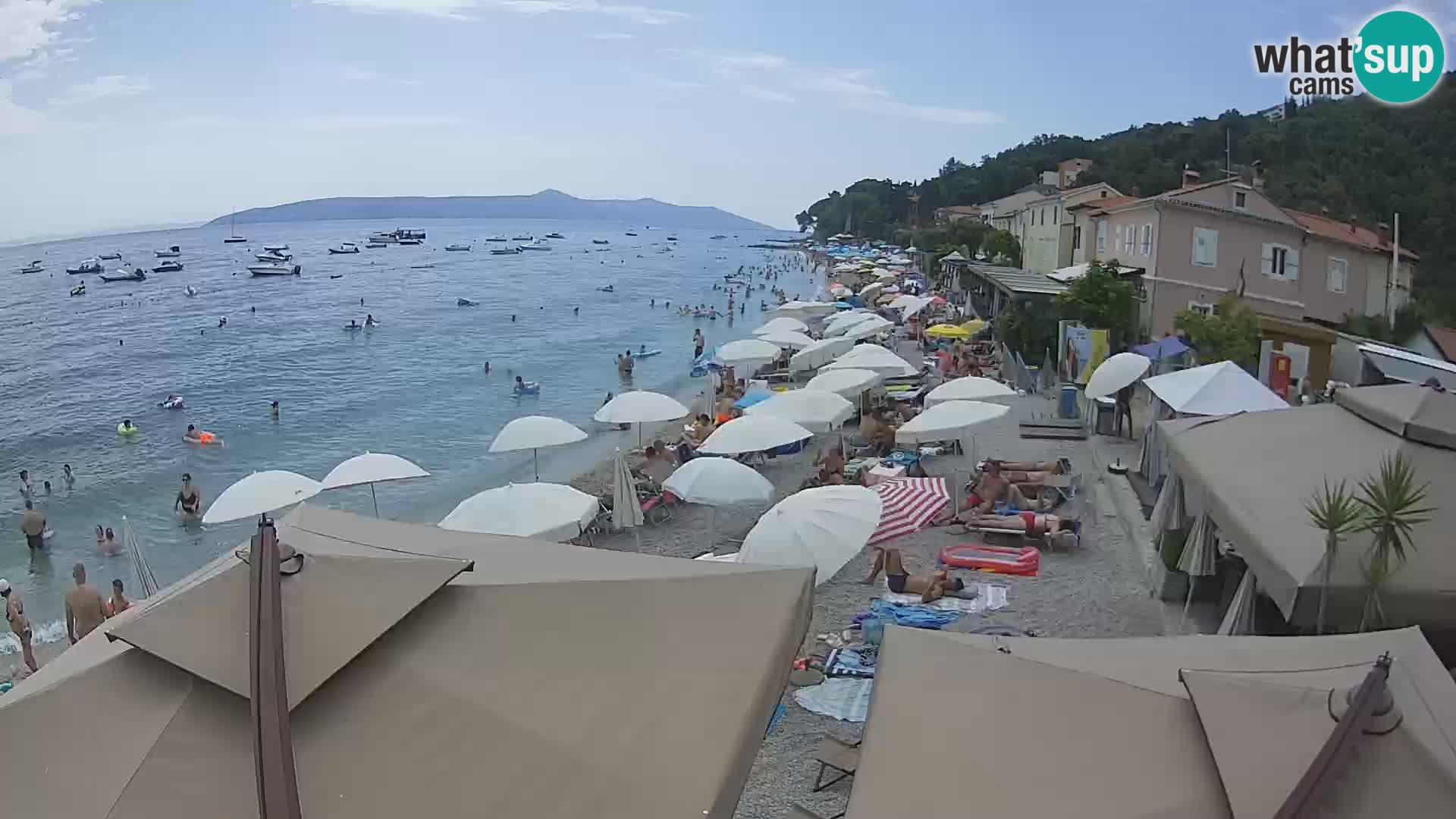 Live Cam Mošćenička Draga – plage
