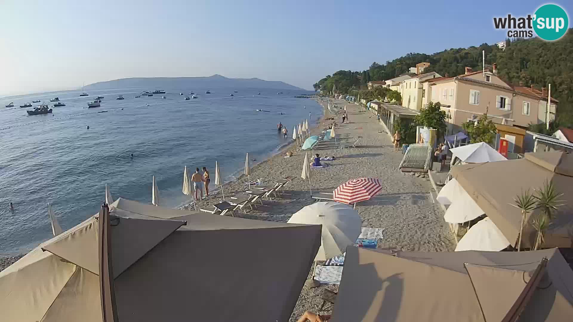 Livecam Draga di Moschiena – spiaggia