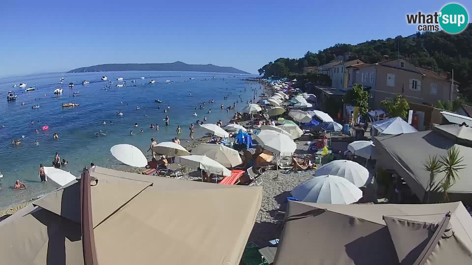 Web kamera Mošćenička Draga – plaža