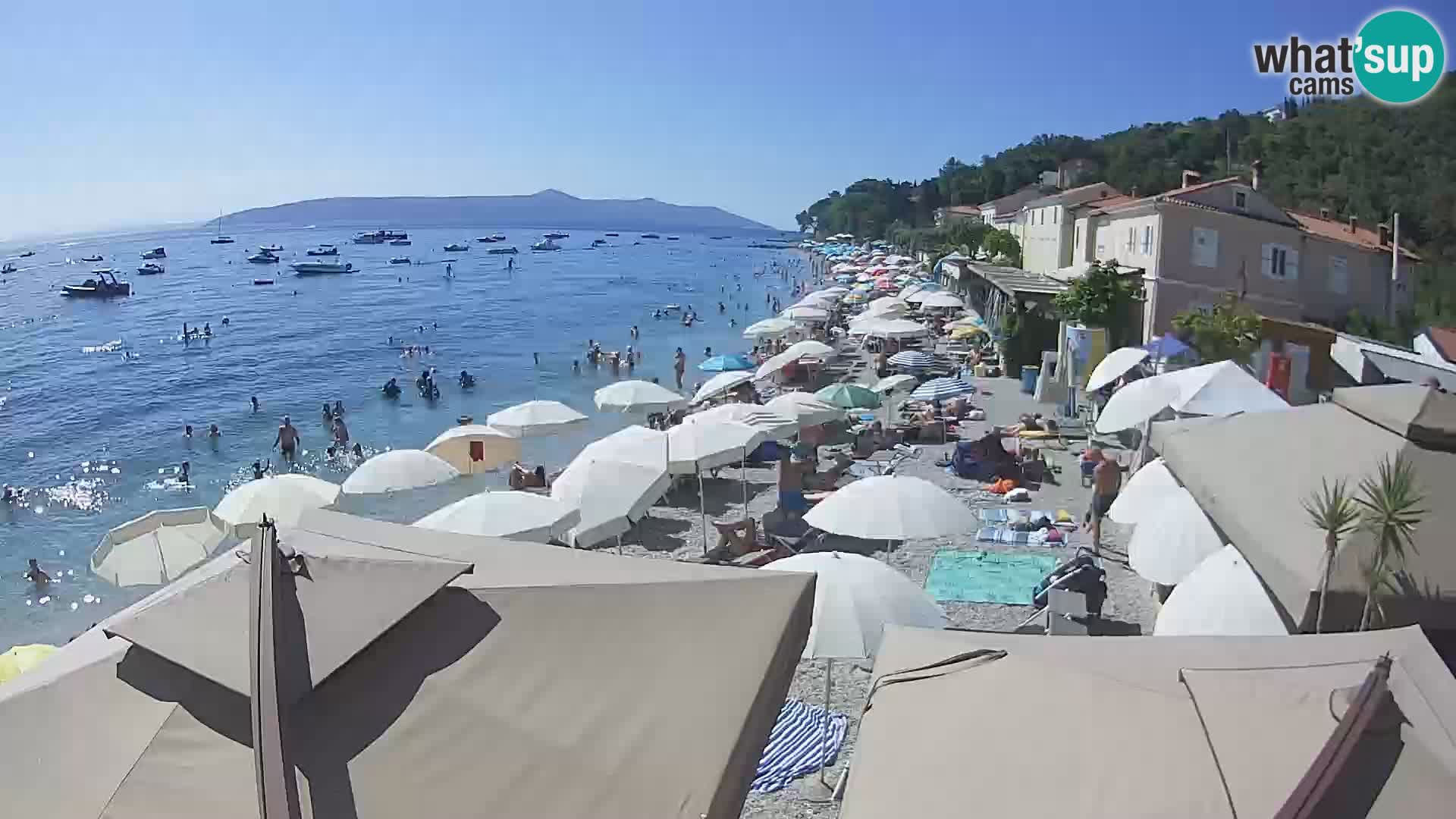 Web kamera Mošćenička Draga – plaža