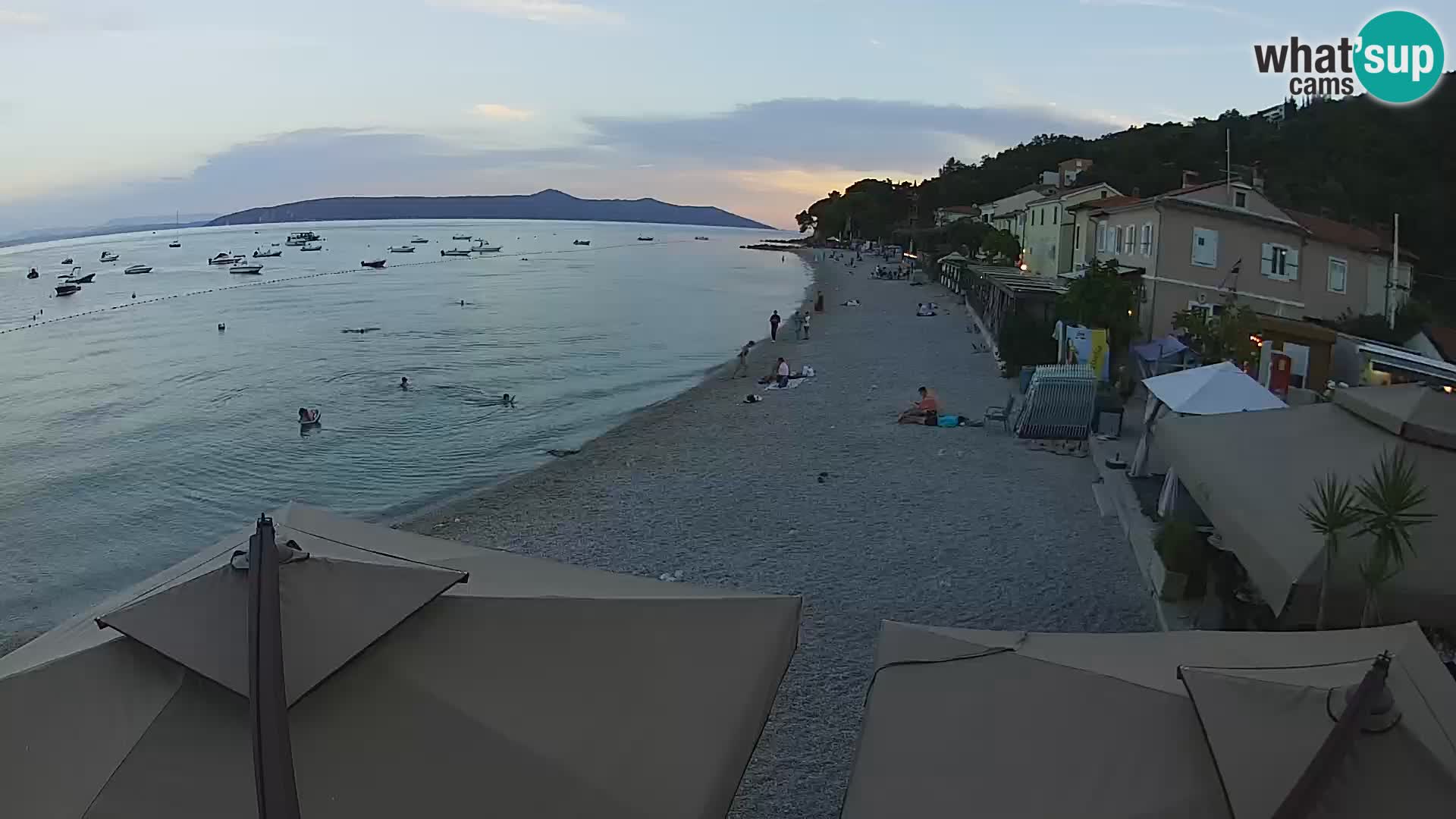 Mošćenička Draga webcam beach