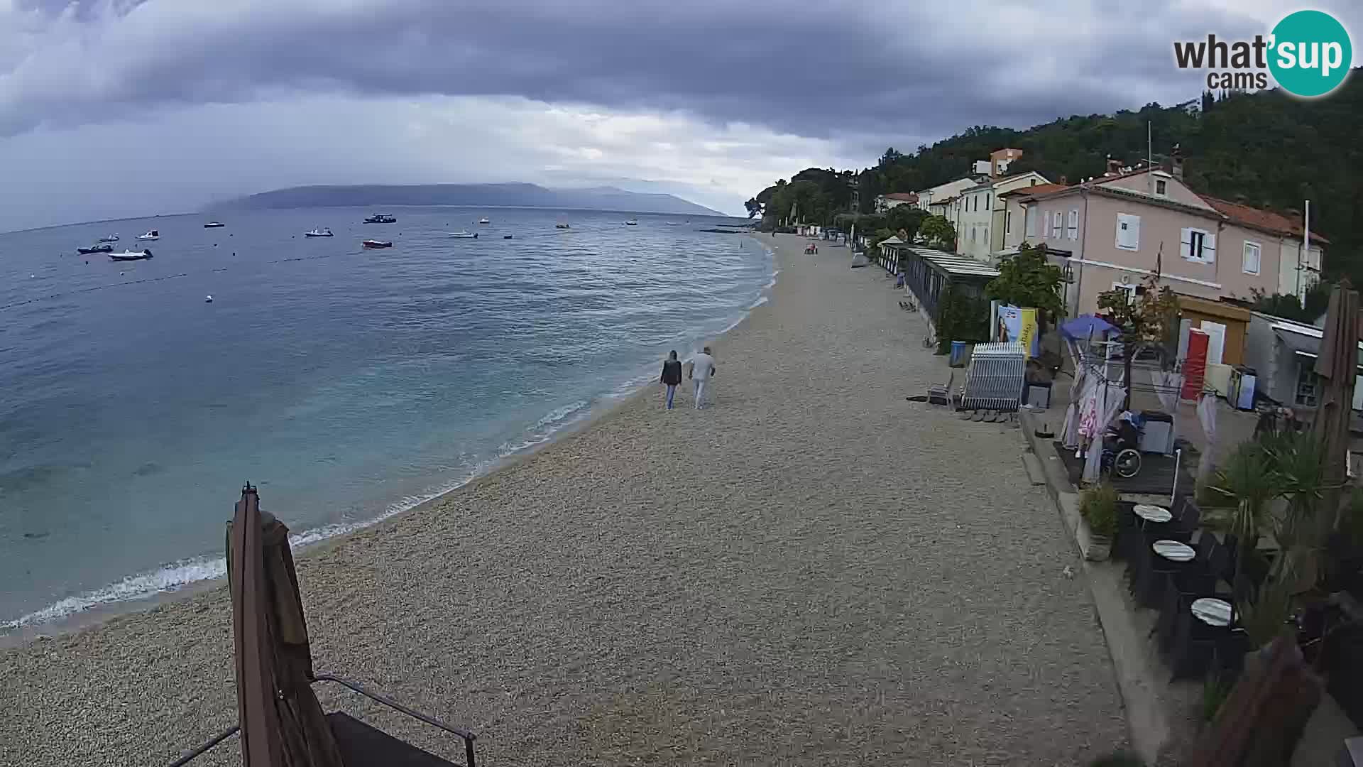 Livecam Draga di Moschiena – spiaggia