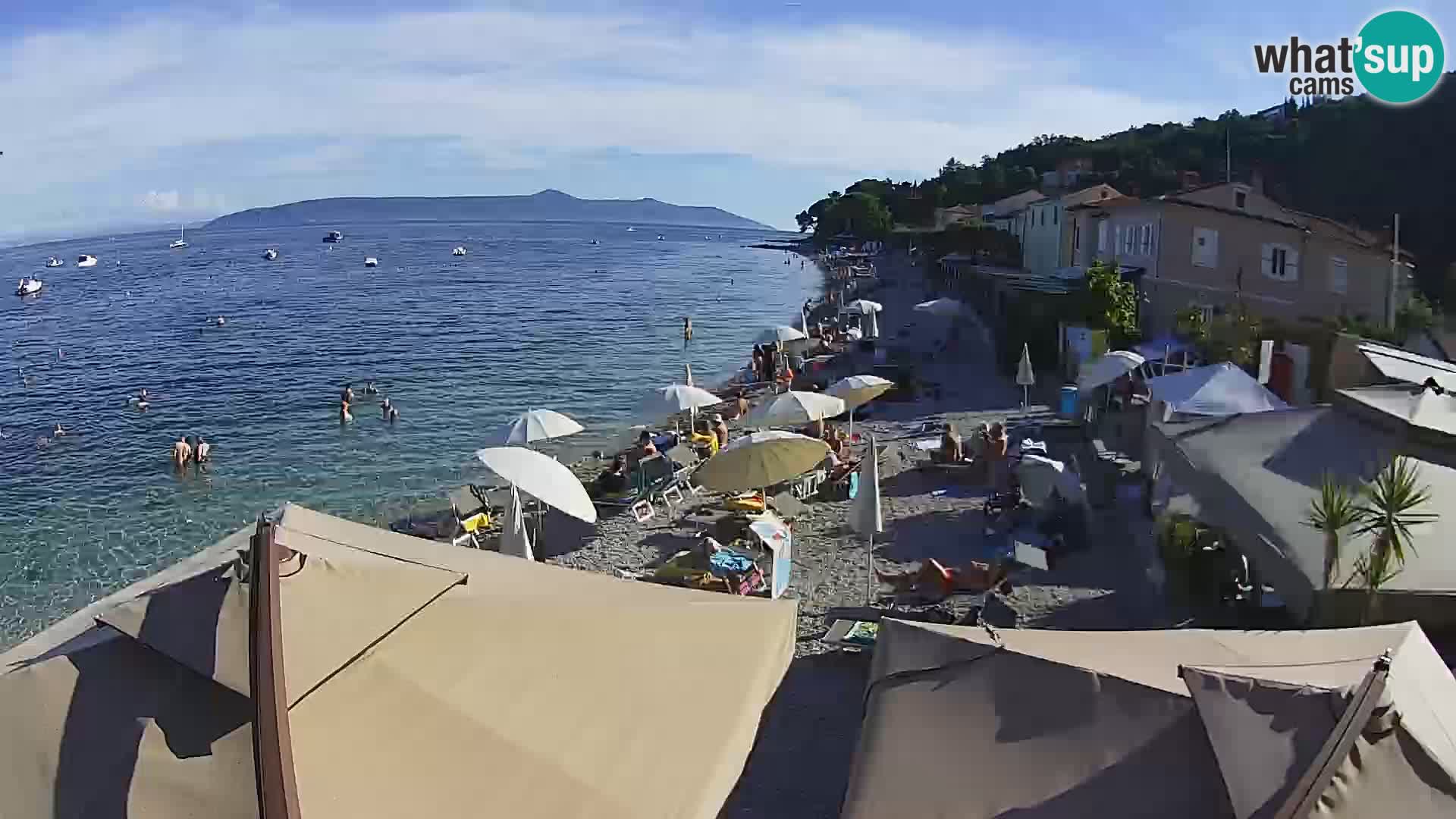 Live Cam Mošćenička Draga – plage