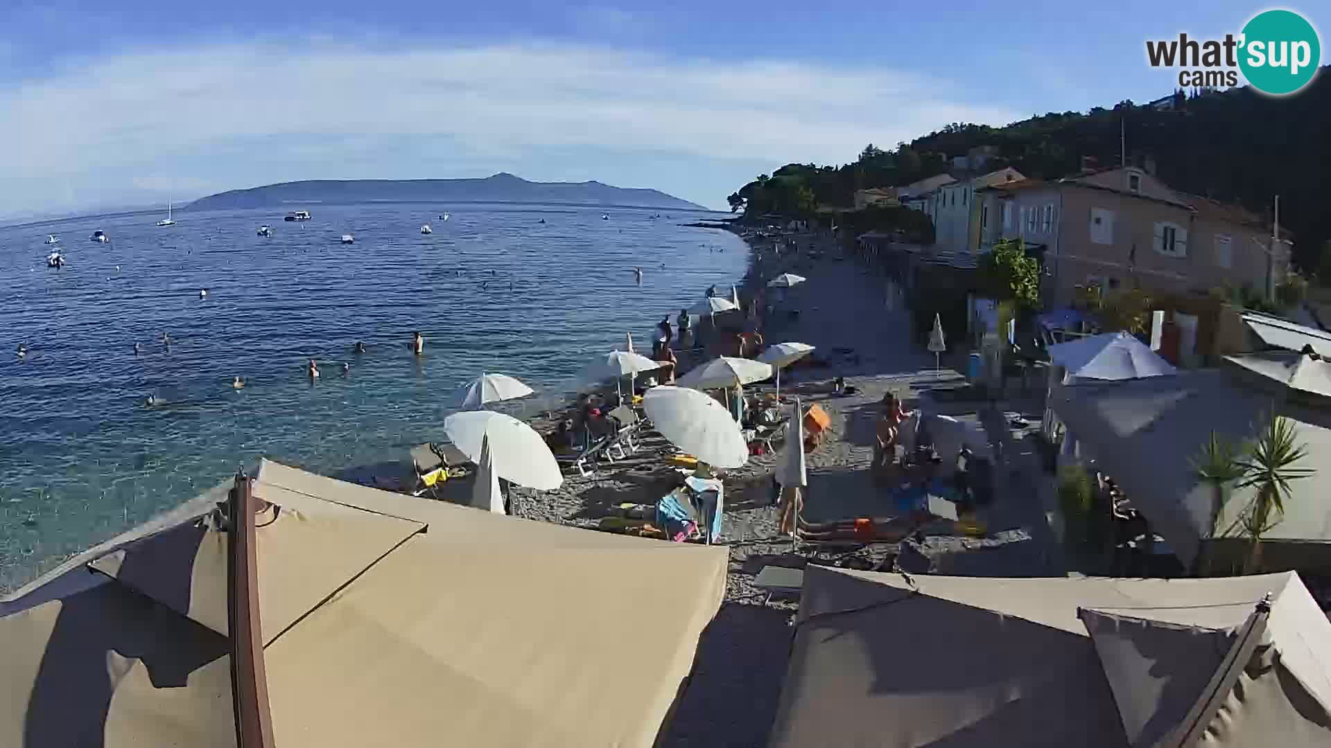 Livecam Draga di Moschiena – spiaggia