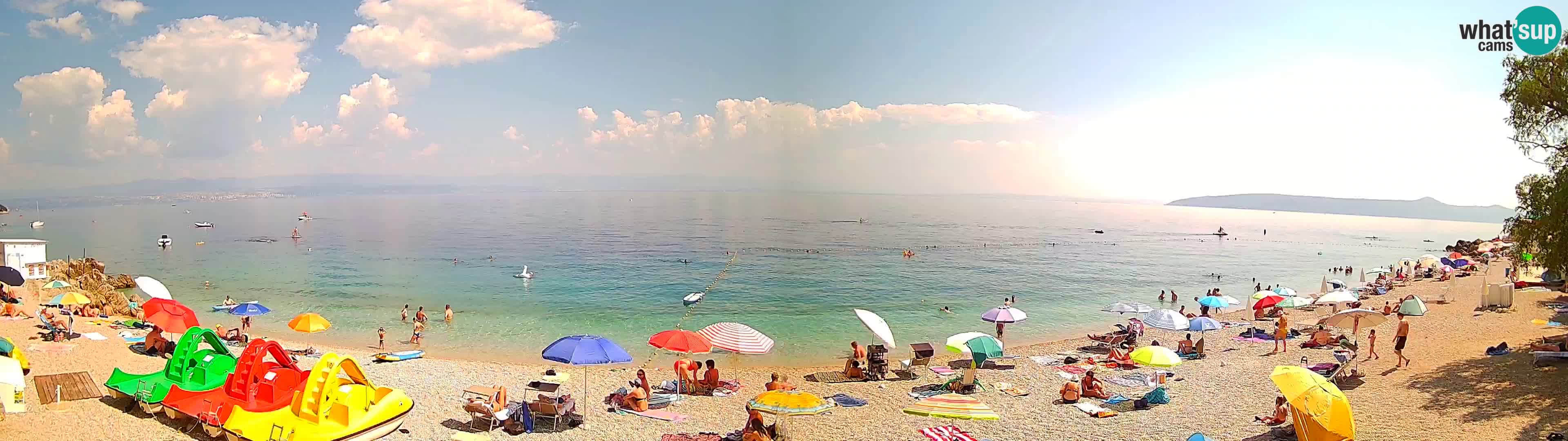 Webcam spiaggia Sv. Ivan | Draga di Moschiena