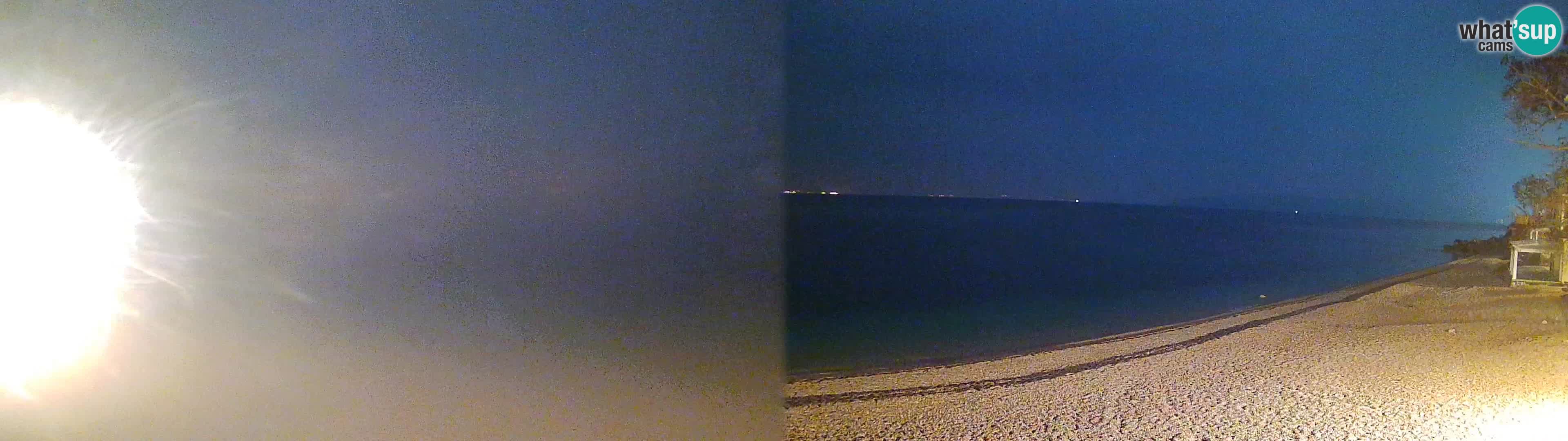 Webcam spiaggia Sv. Ivan | Draga di Moschiena