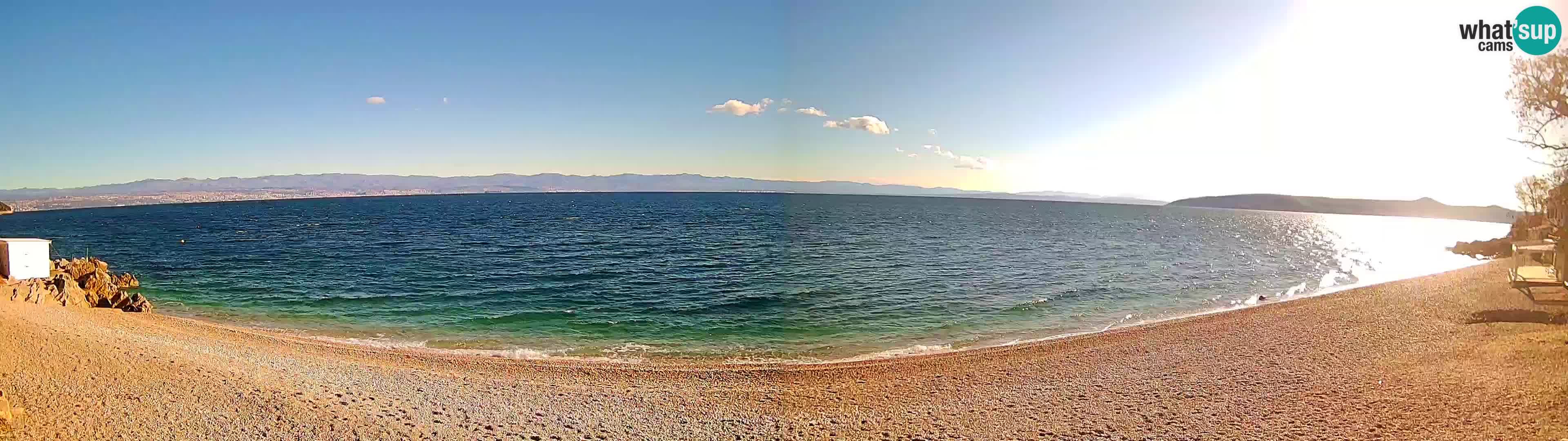 Webcam spiaggia Sv. Ivan | Draga di Moschiena