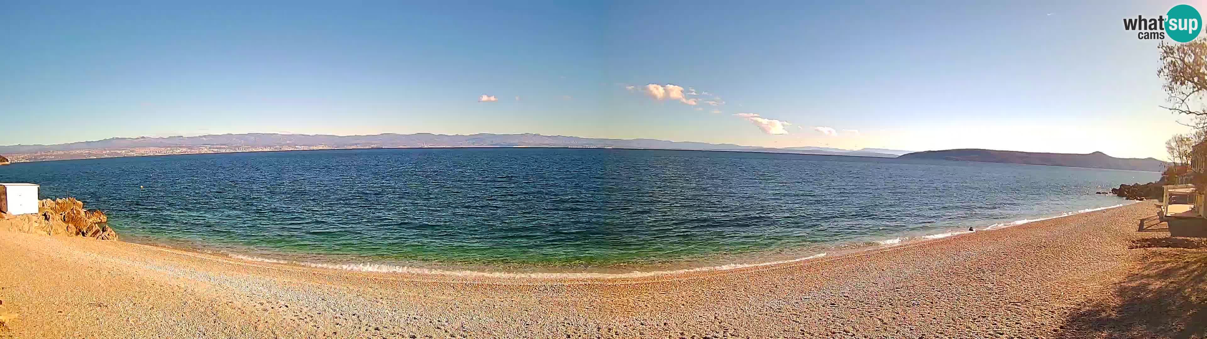 Webcam spiaggia Sv. Ivan | Draga di Moschiena