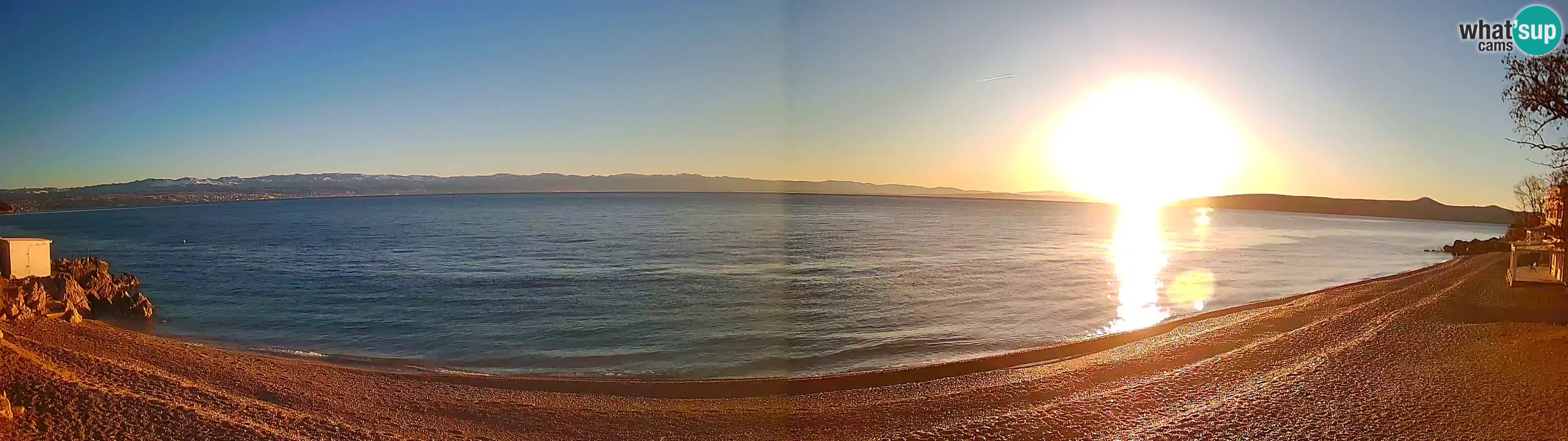 Webcam Sv. Ivan beach | Mošćenička Draga