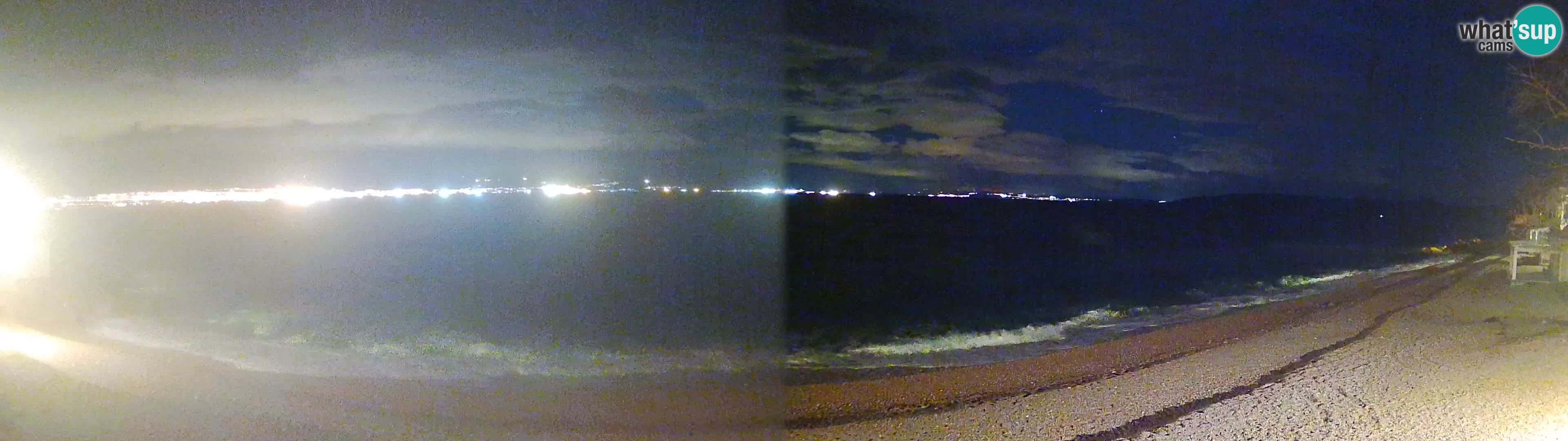 Webcam spiaggia Sv. Ivan | Draga di Moschiena