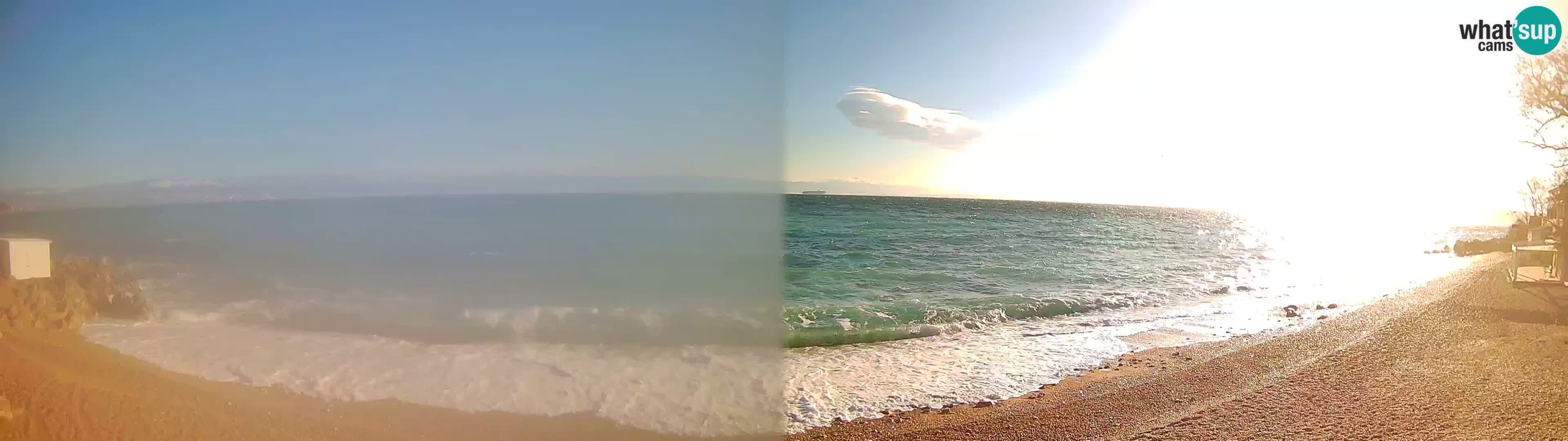 Webcam Sv. Ivan beach | Mošćenička Draga