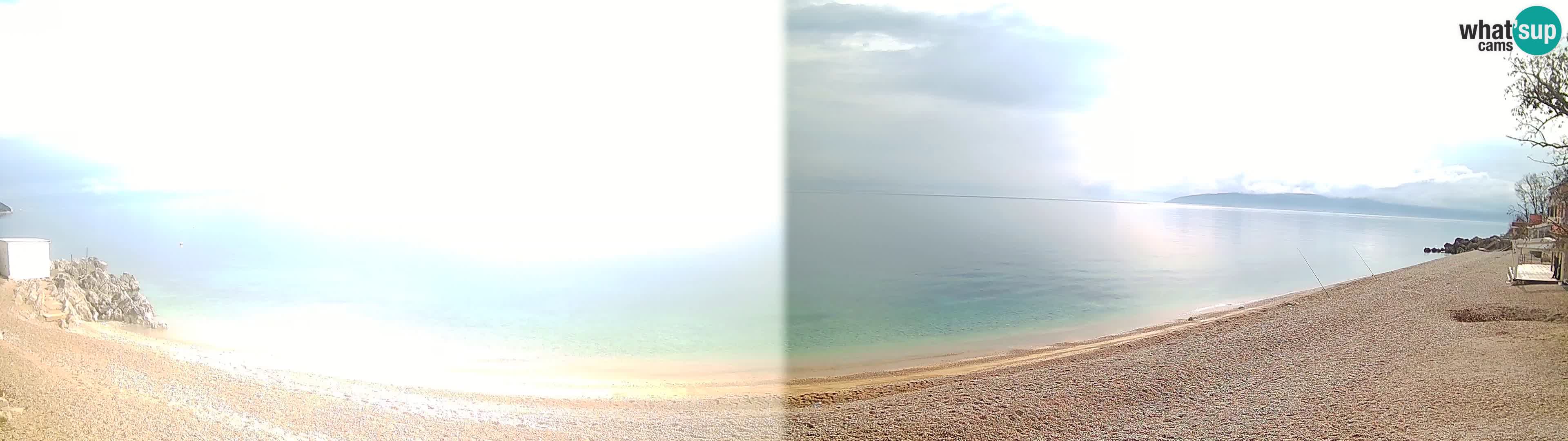 Webcam spiaggia Sv. Ivan | Draga di Moschiena