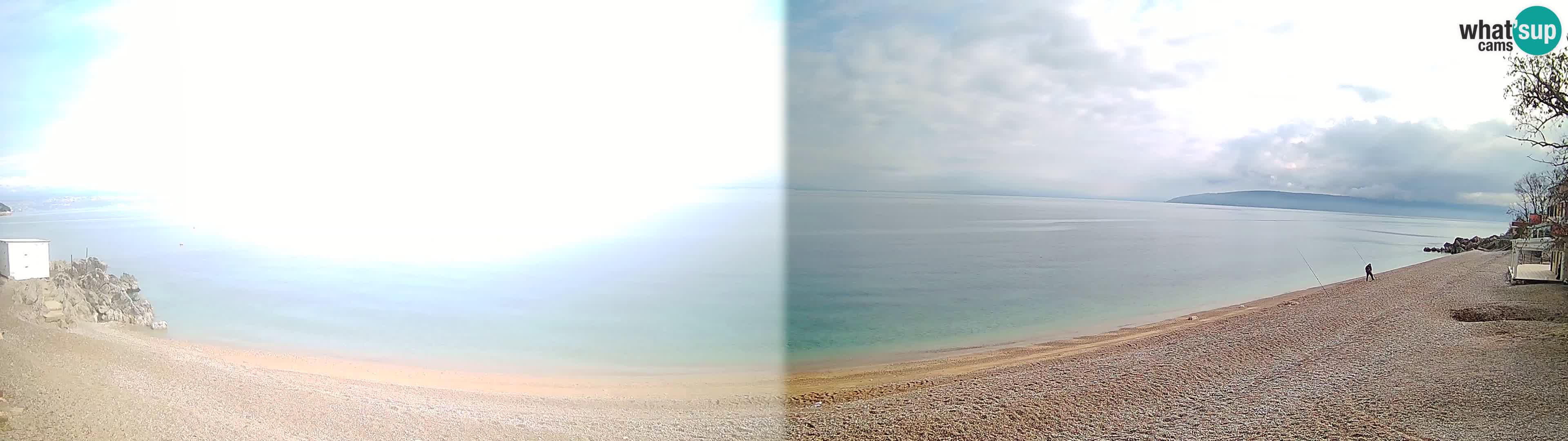 Webcam spiaggia Sv. Ivan | Draga di Moschiena