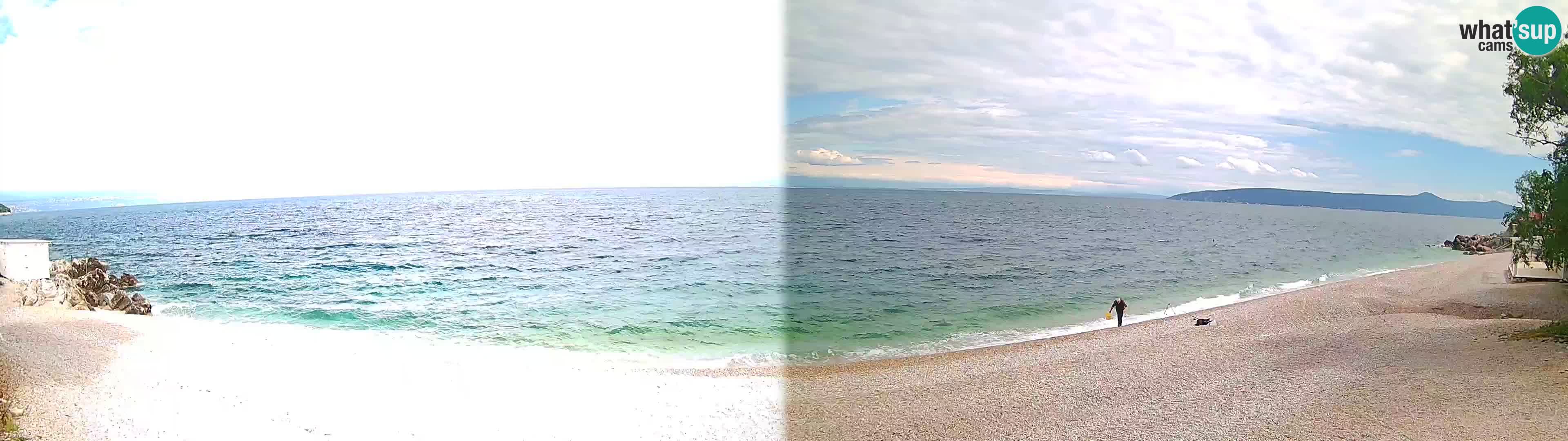 Webcam spiaggia Sv. Ivan | Draga di Moschiena