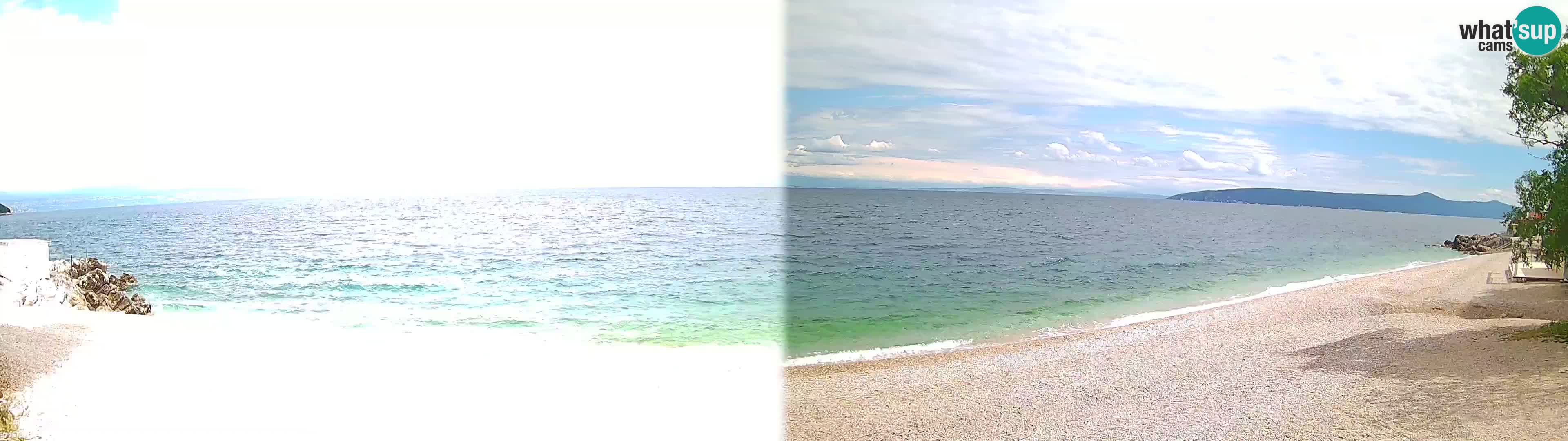 Webcam Sv. Ivan beach | Mošćenička Draga