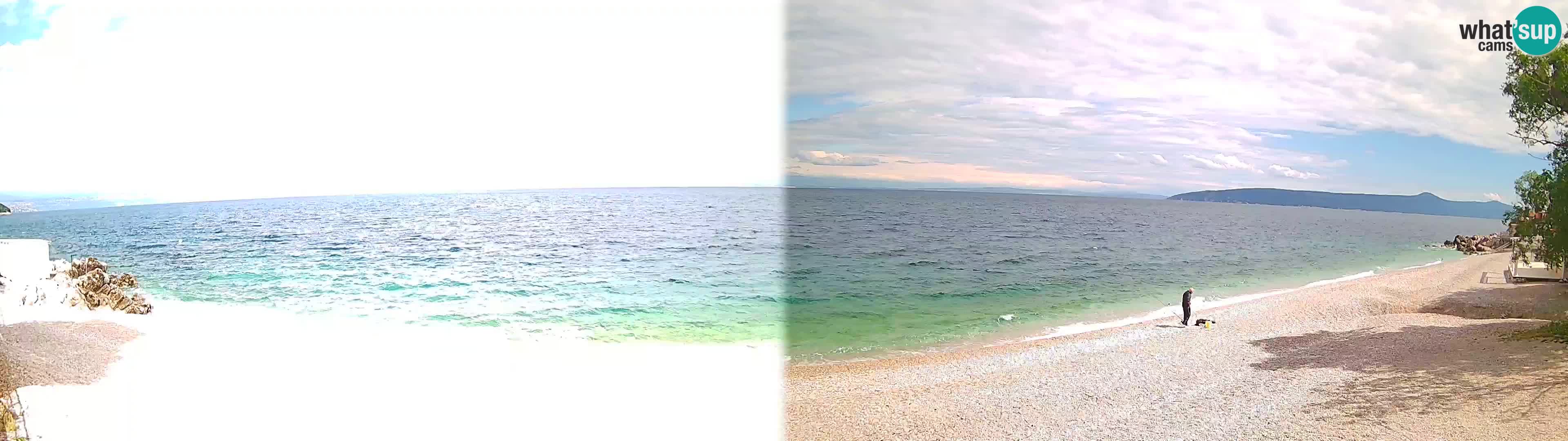 Webcam Sv. Ivan beach | Mošćenička Draga
