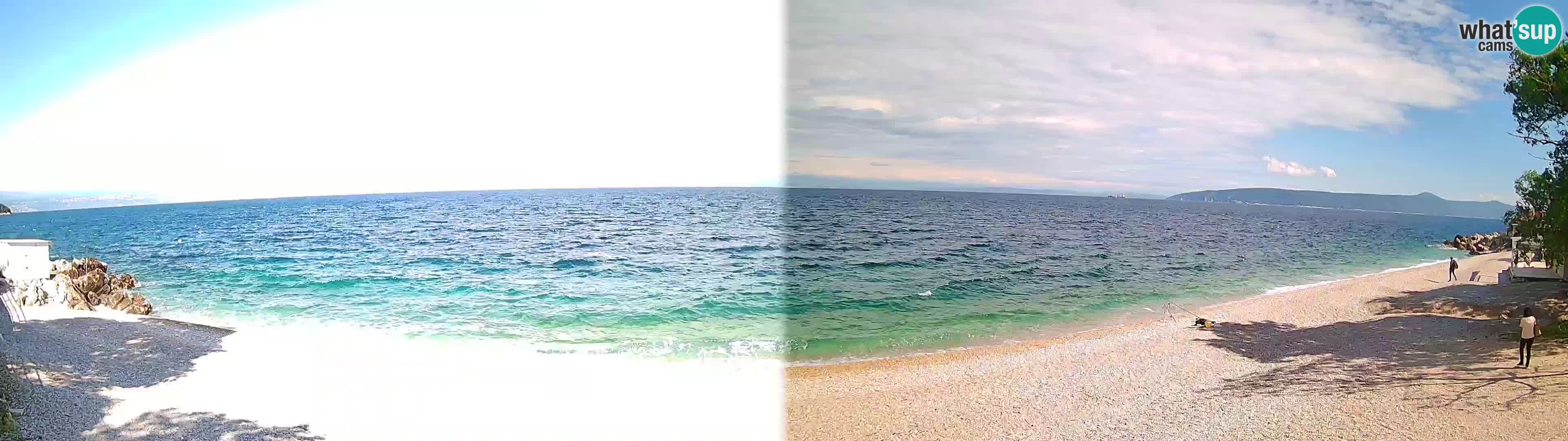 Webcam Sv. Ivan beach | Mošćenička Draga