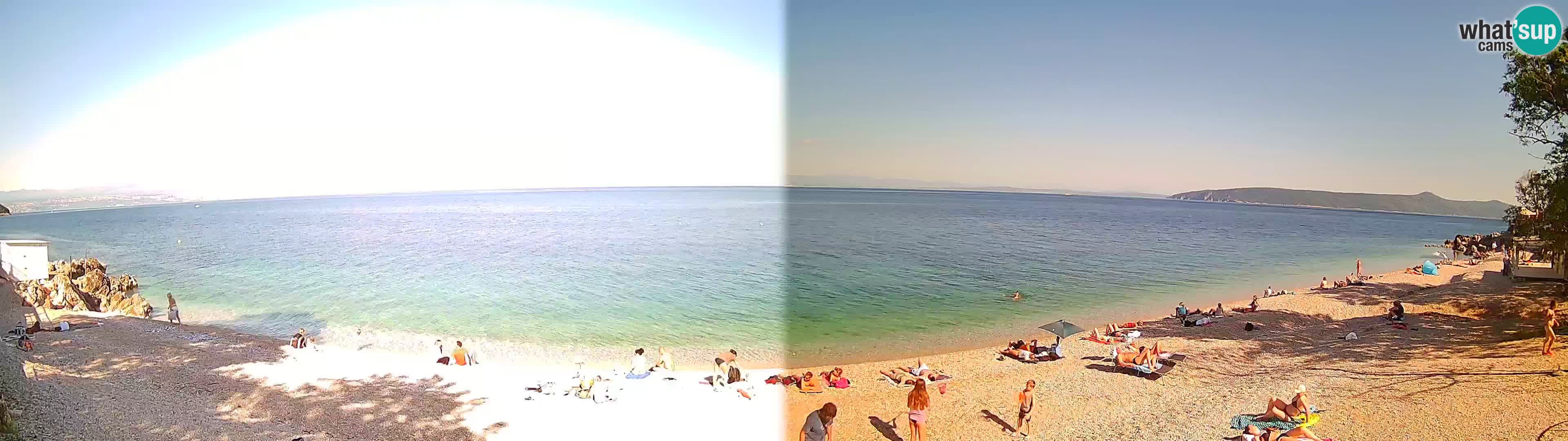 Spletna kamera plaža Sv. Ivan | Mošćenička Draga
