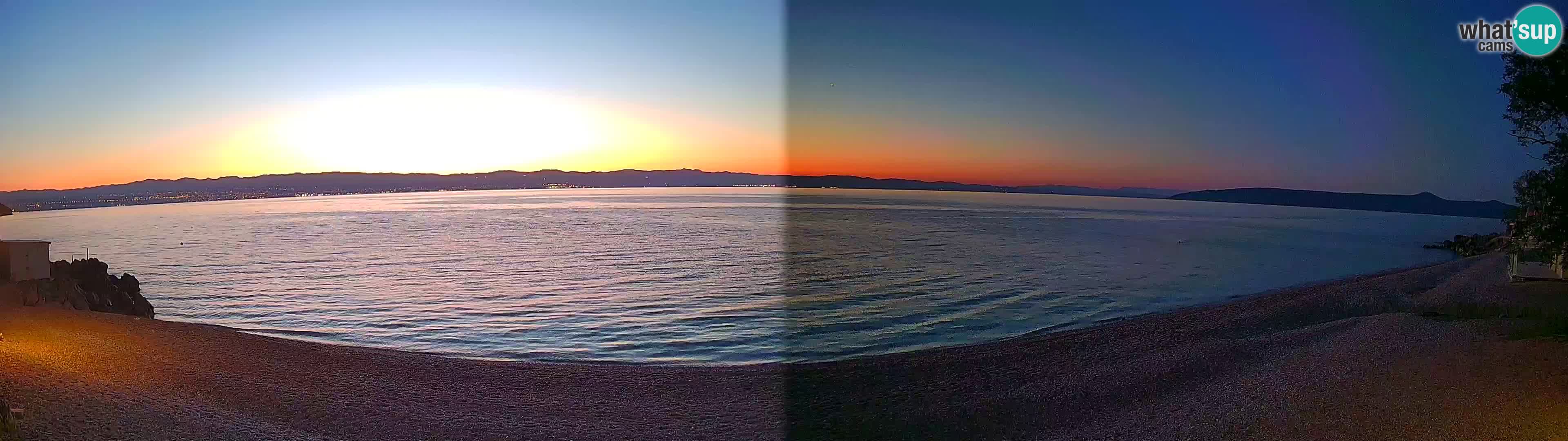 Webcam spiaggia Sv. Ivan | Draga di Moschiena