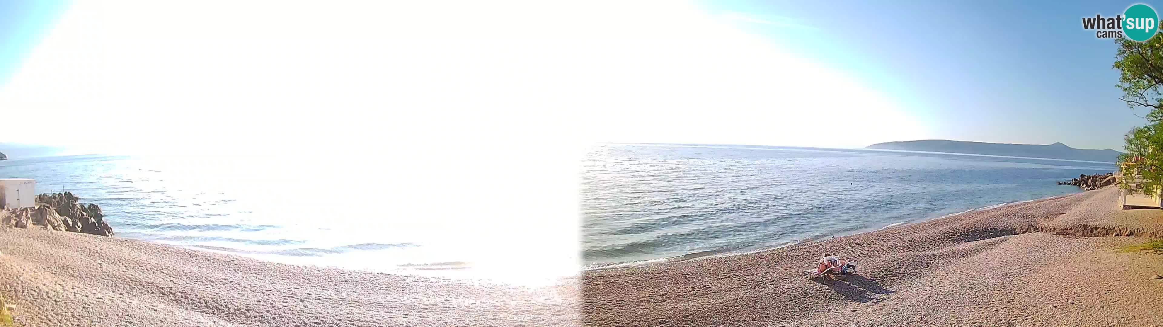 Webcam spiaggia Sv. Ivan | Draga di Moschiena