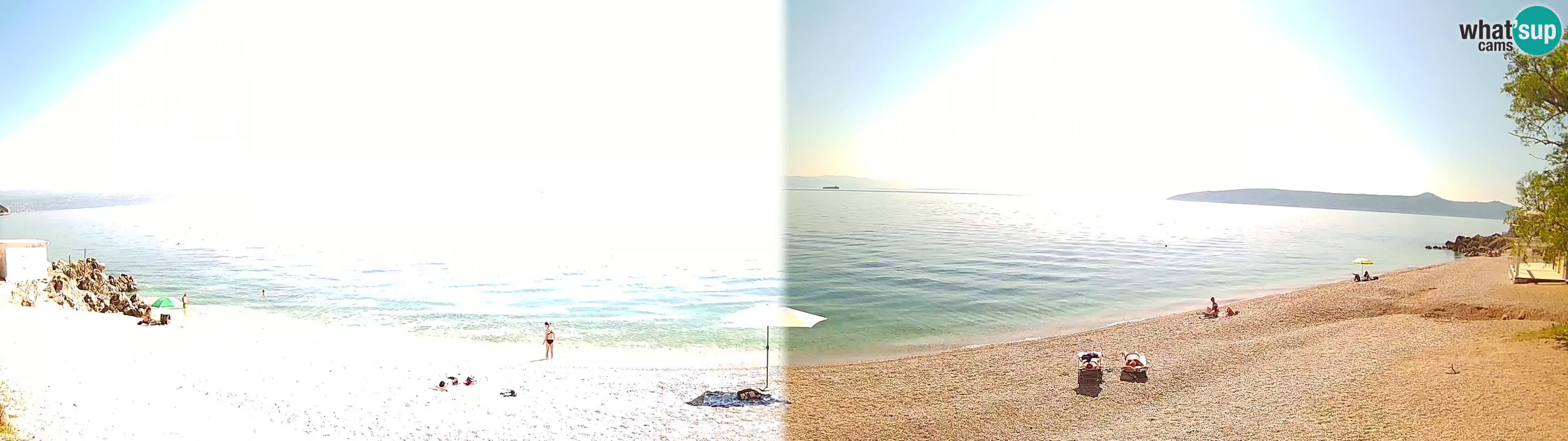 Webcam spiaggia Sv. Ivan | Draga di Moschiena