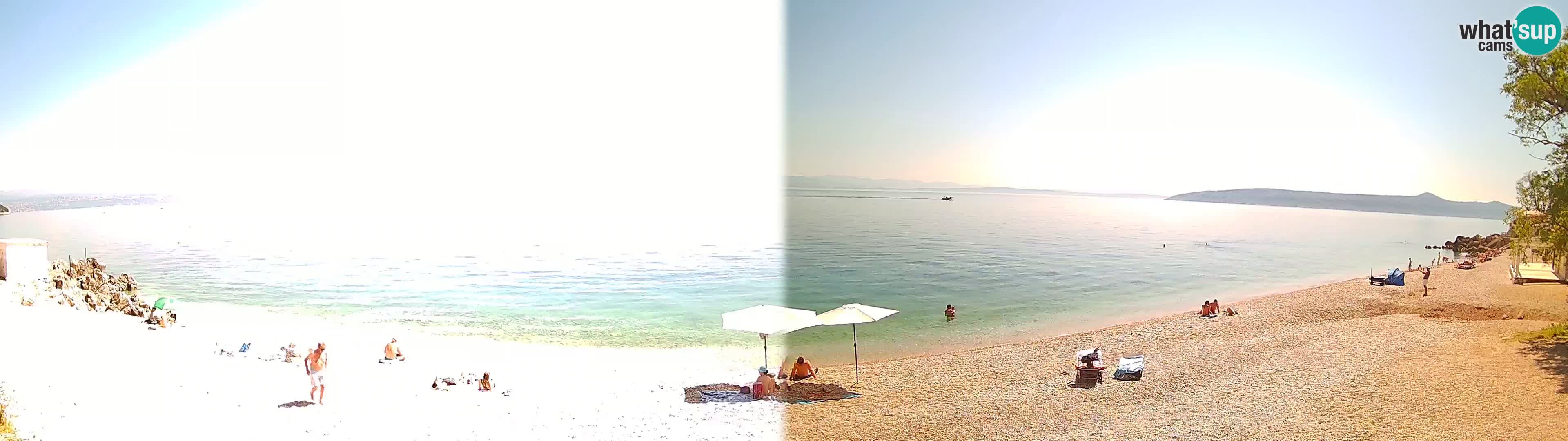 Webcam spiaggia Sv. Ivan | Draga di Moschiena