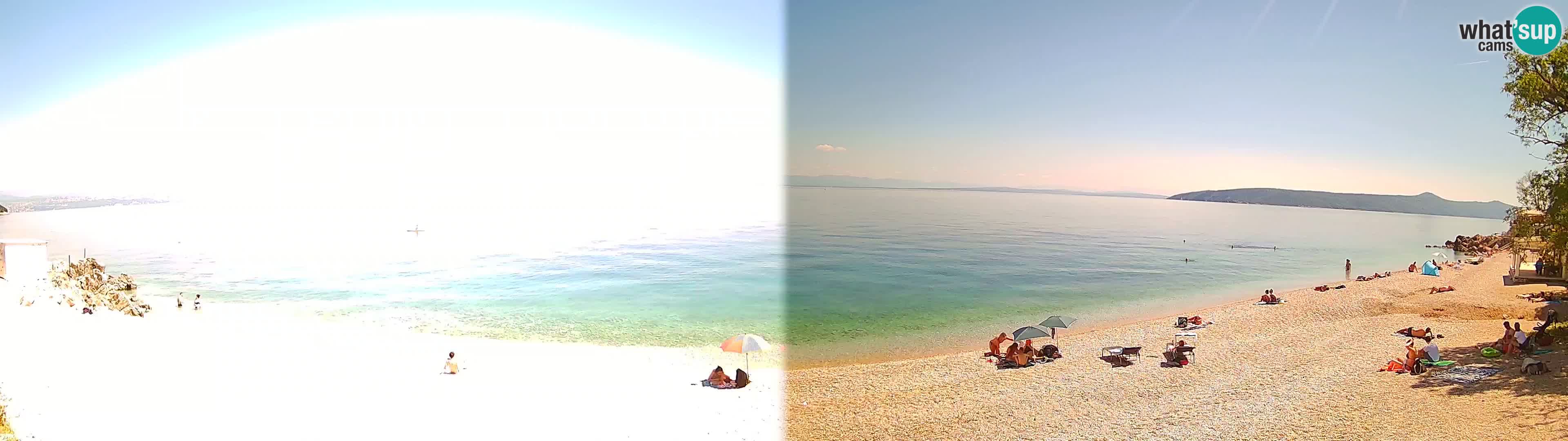 Spletna kamera plaža Sv. Ivan | Mošćenička Draga
