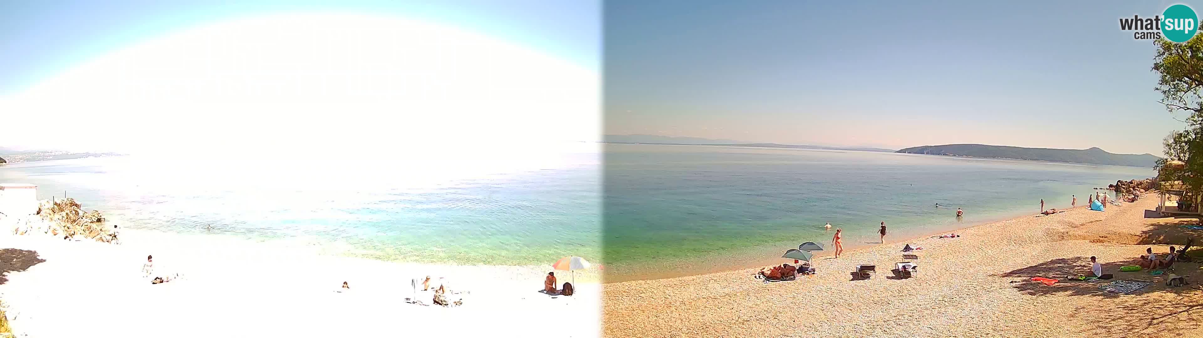 Webcam spiaggia Sv. Ivan | Draga di Moschiena