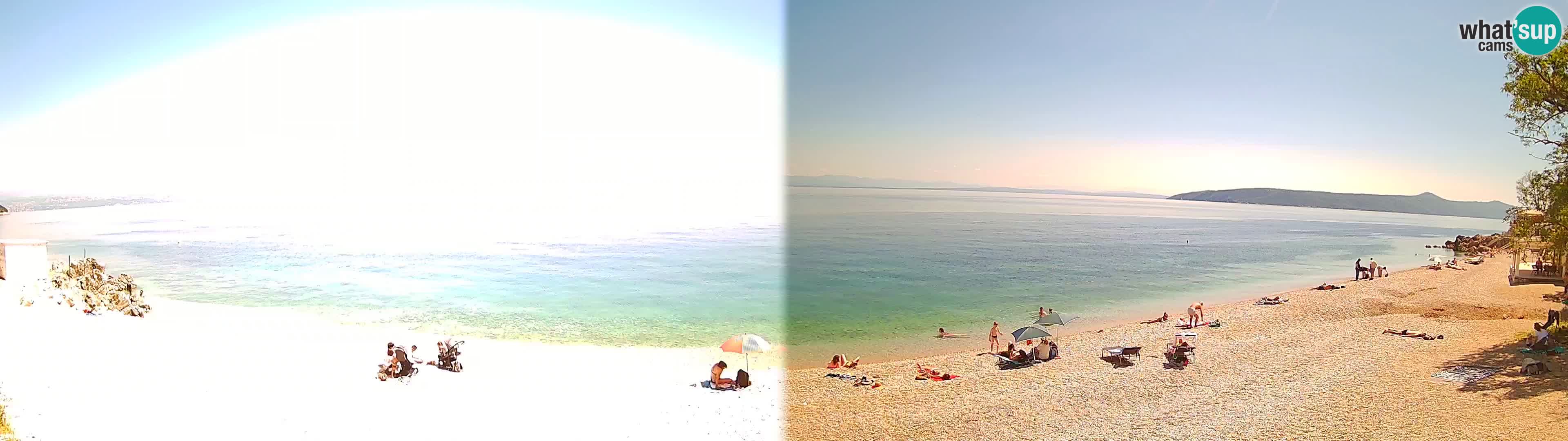 Spletna kamera plaža Sv. Ivan | Mošćenička Draga