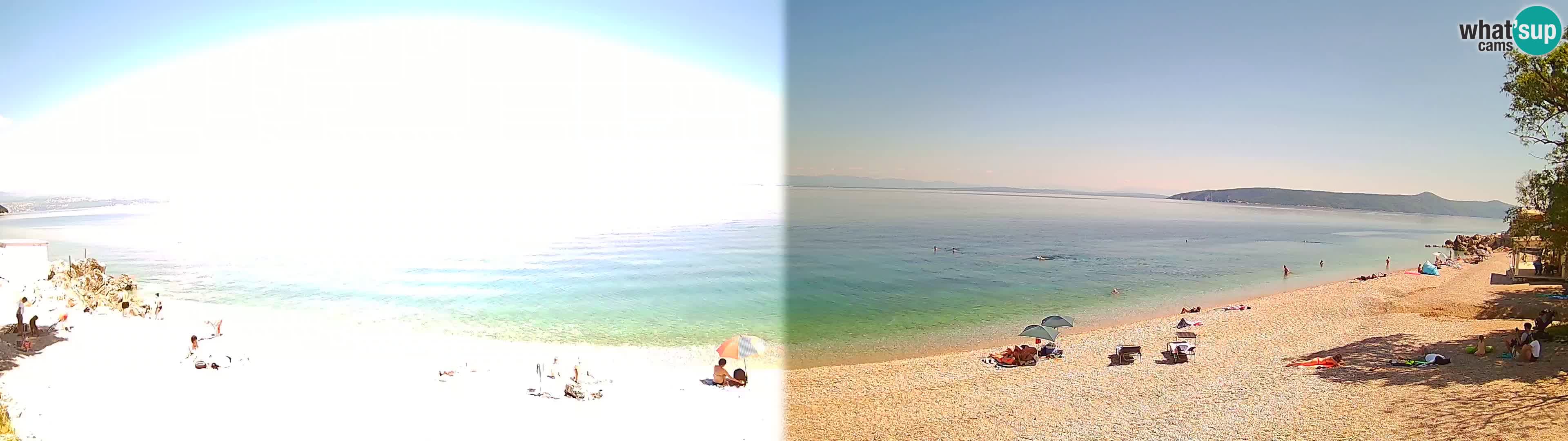 Webcam spiaggia Sv. Ivan | Draga di Moschiena