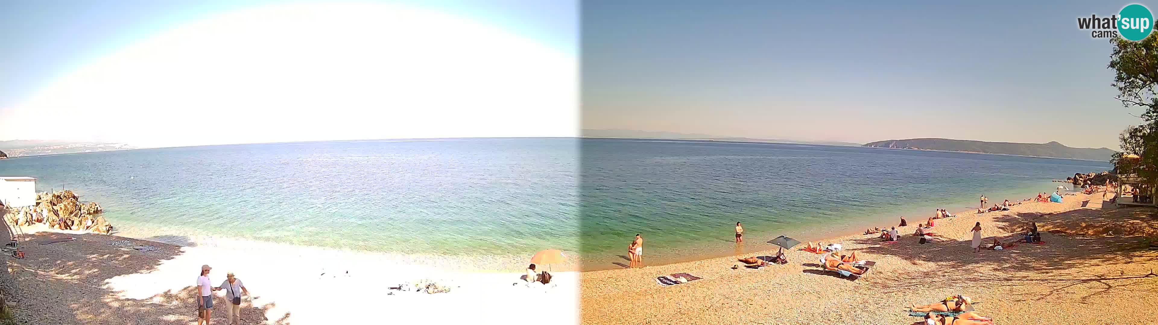 Webcam spiaggia Sv. Ivan | Draga di Moschiena