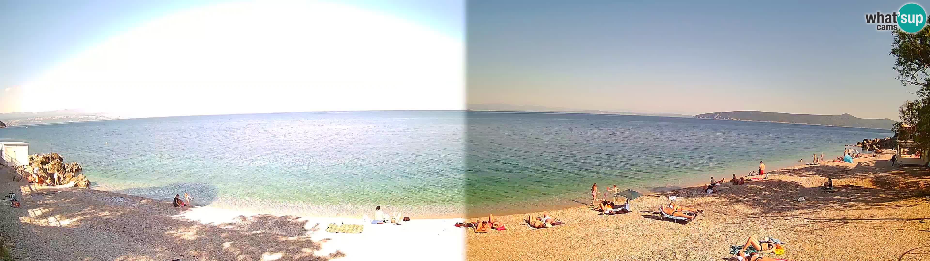 Webcam spiaggia Sv. Ivan | Draga di Moschiena