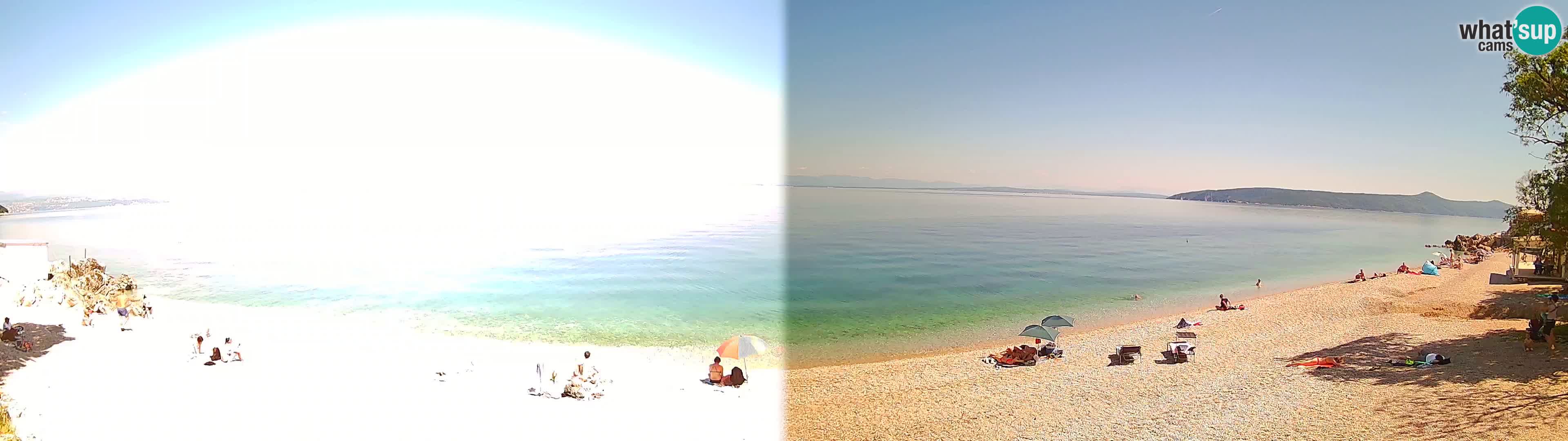 Spletna kamera plaža Sv. Ivan | Mošćenička Draga