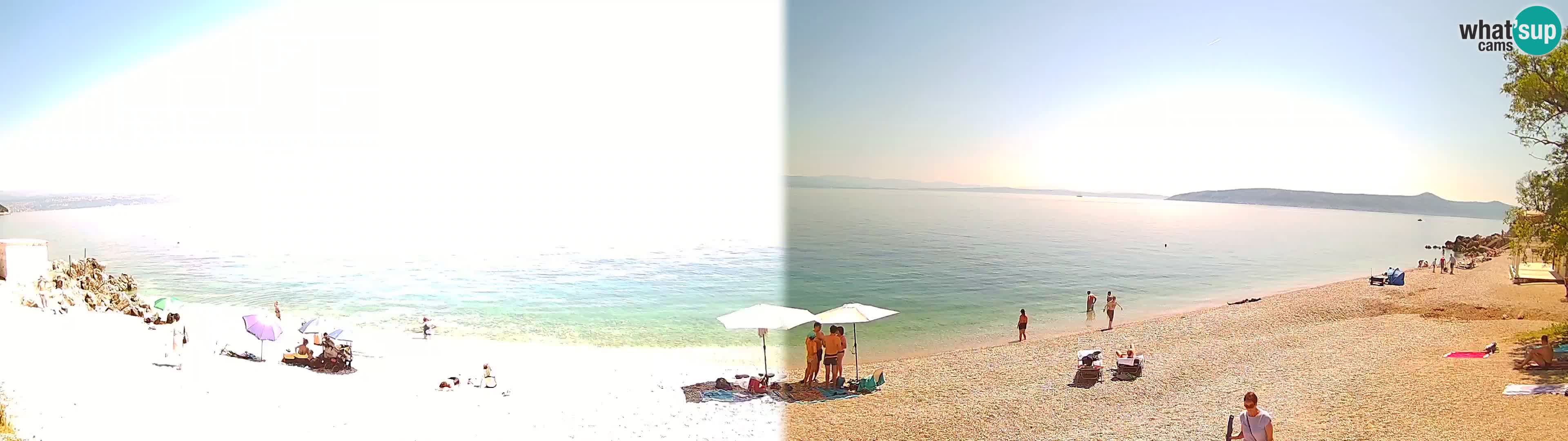 Webcam spiaggia Sv. Ivan | Draga di Moschiena