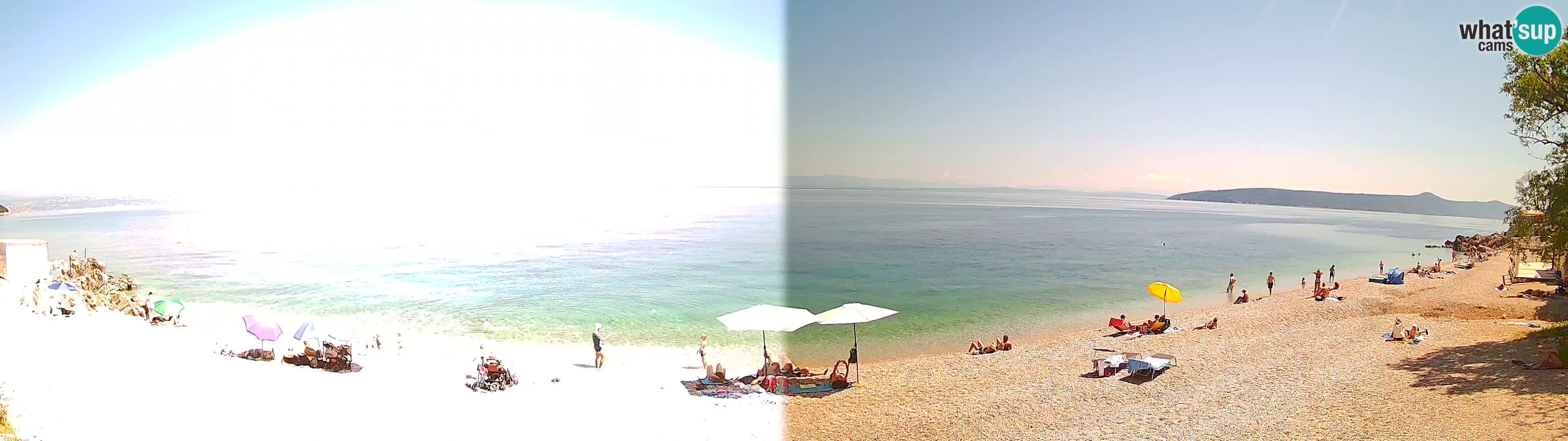Webcam Sv. Ivan beach | Mošćenička Draga