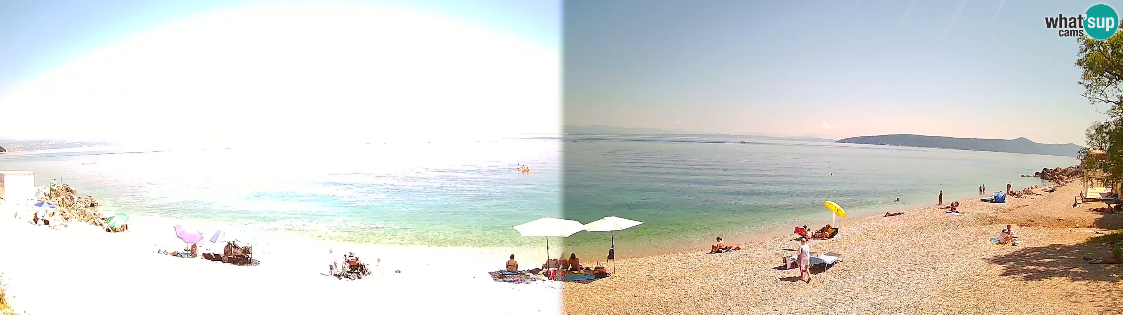 Livecam plage Sv. Ivan | Mošćenička Draga
