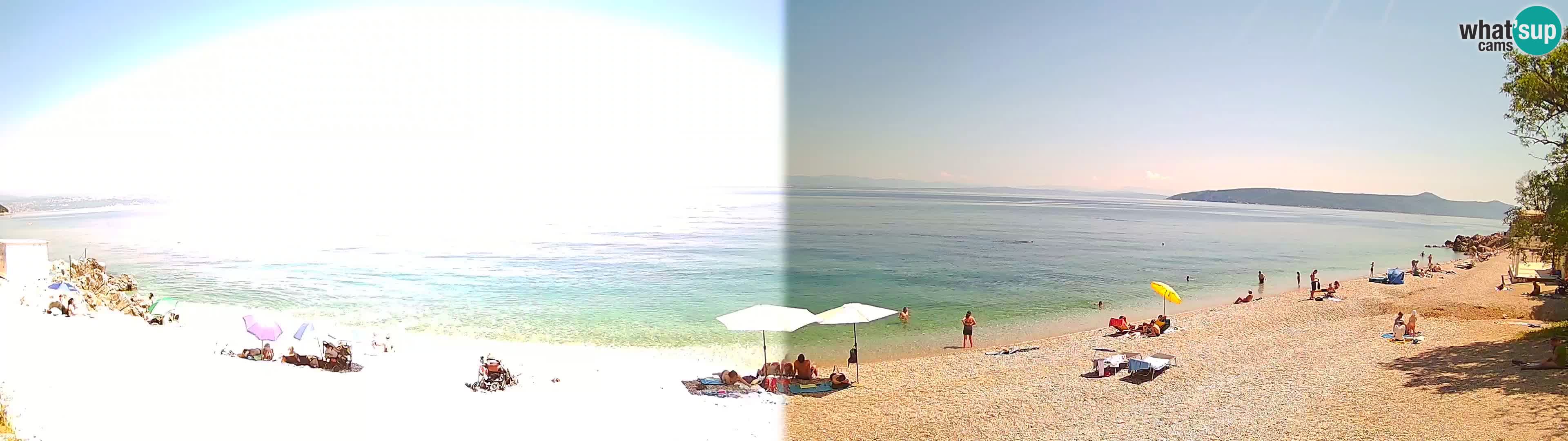 Webcam Sv. Ivan beach | Mošćenička Draga