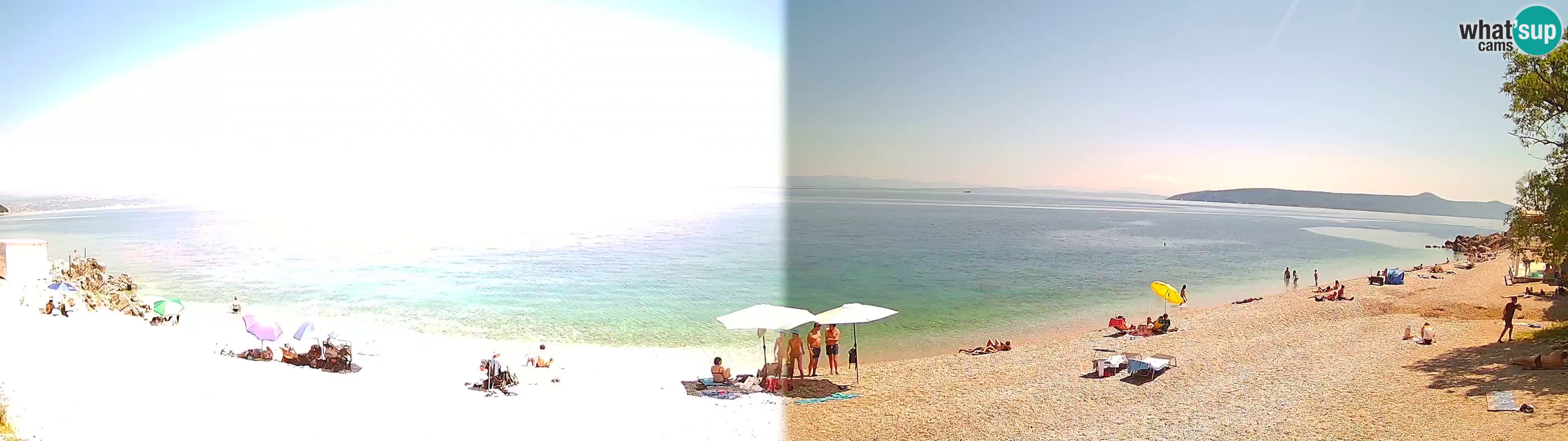 Webcam Sv. Ivan beach | Mošćenička Draga