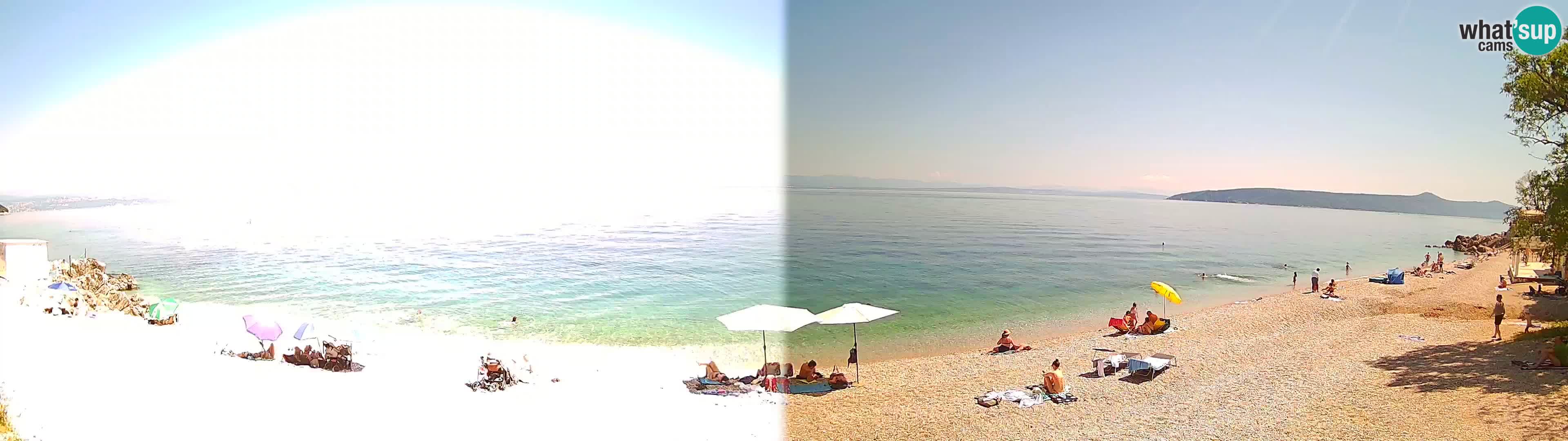 Webcam Sv. Ivan beach | Mošćenička Draga