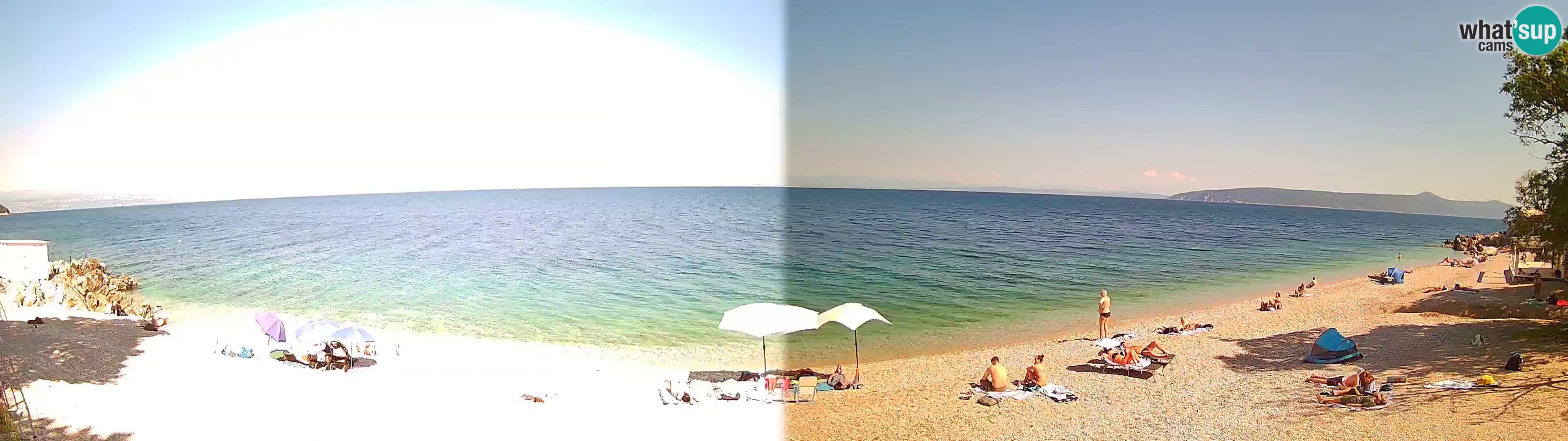 Livecam plage Sv. Ivan | Mošćenička Draga
