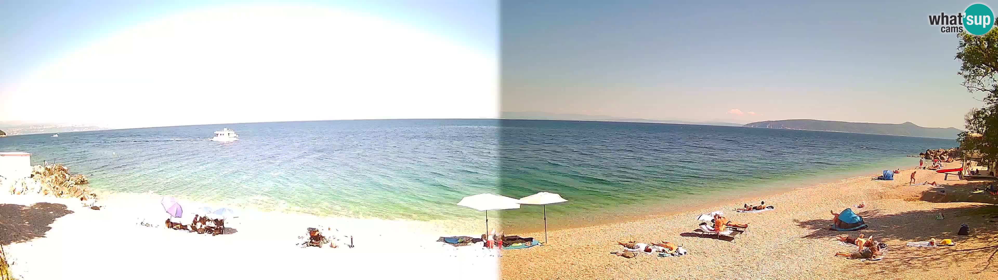 Livecam plage Sv. Ivan | Mošćenička Draga