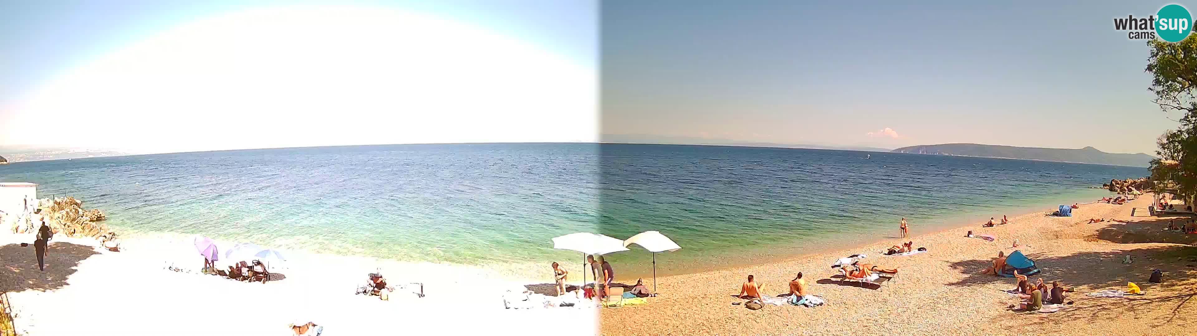Webcam playa Sv. Ivan | Mošćenička Draga