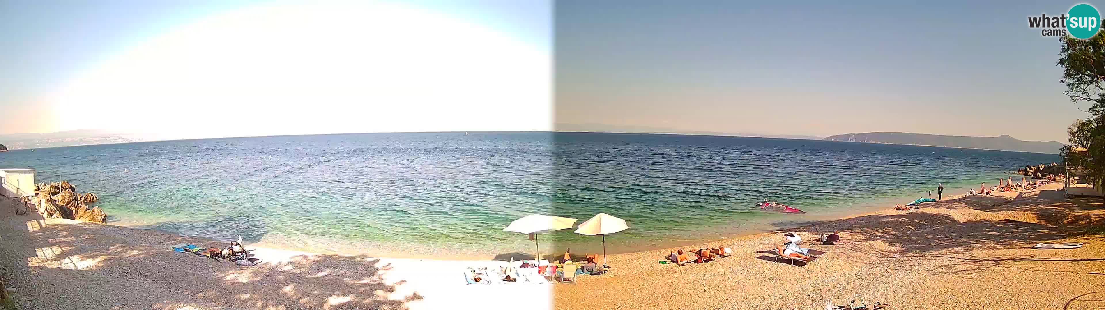 Spletna kamera plaža Sv. Ivan | Mošćenička Draga