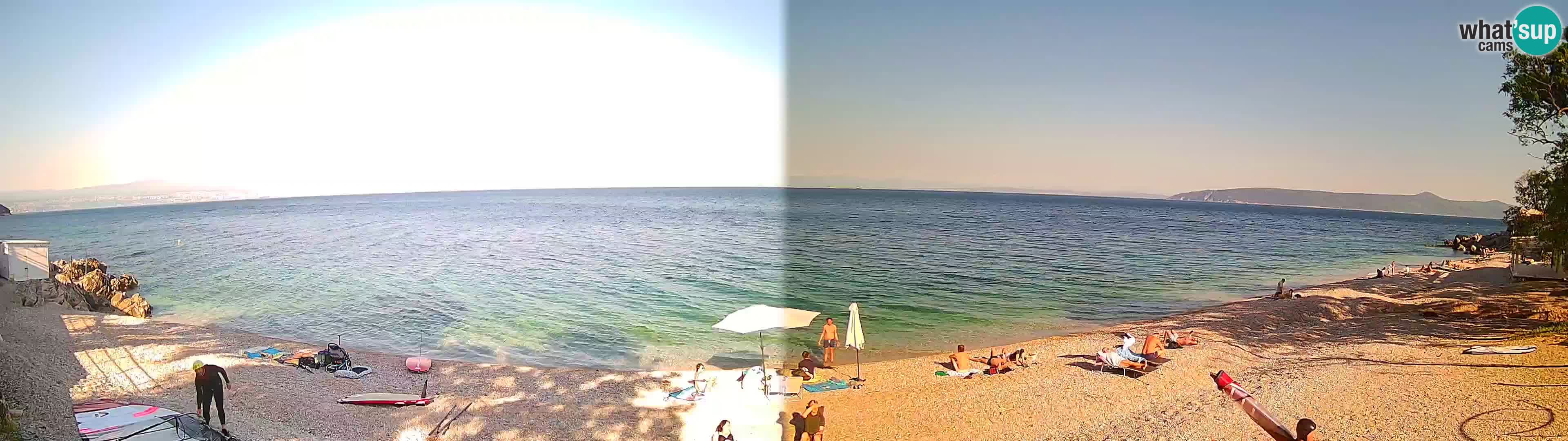 Webcam spiaggia Sv. Ivan | Draga di Moschiena