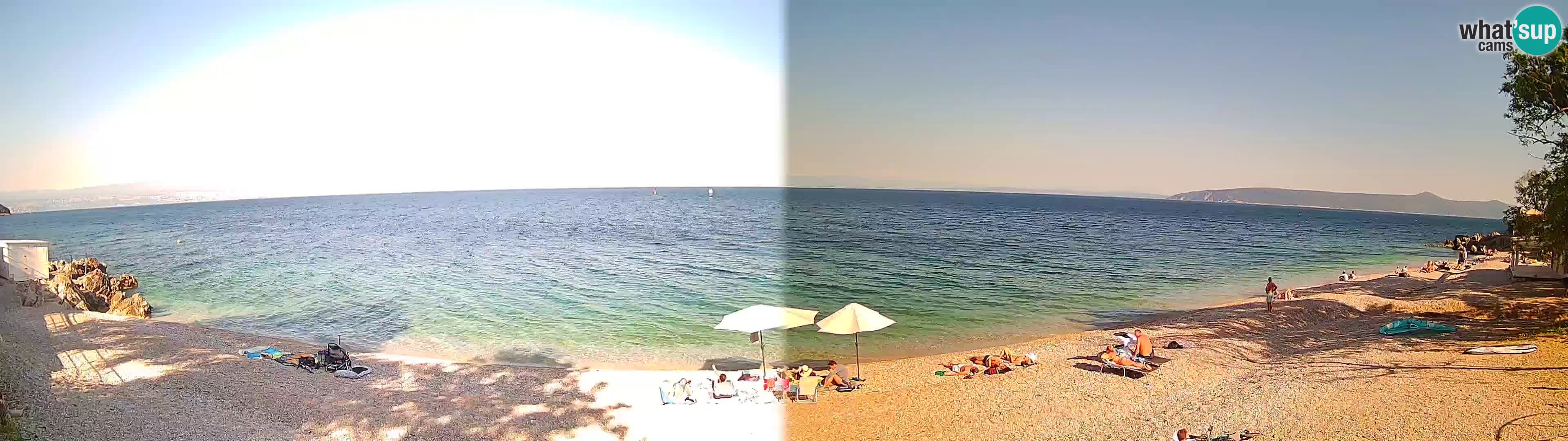 Webcam spiaggia Sv. Ivan | Draga di Moschiena