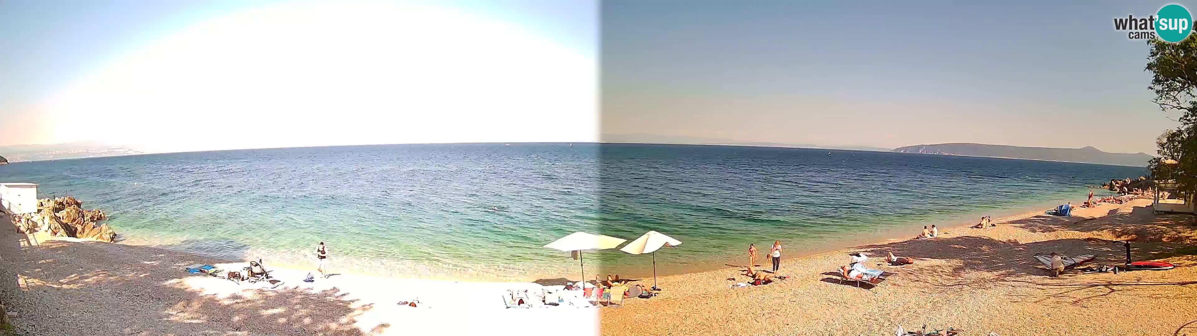 Webcam Sv. Ivan beach | Mošćenička Draga