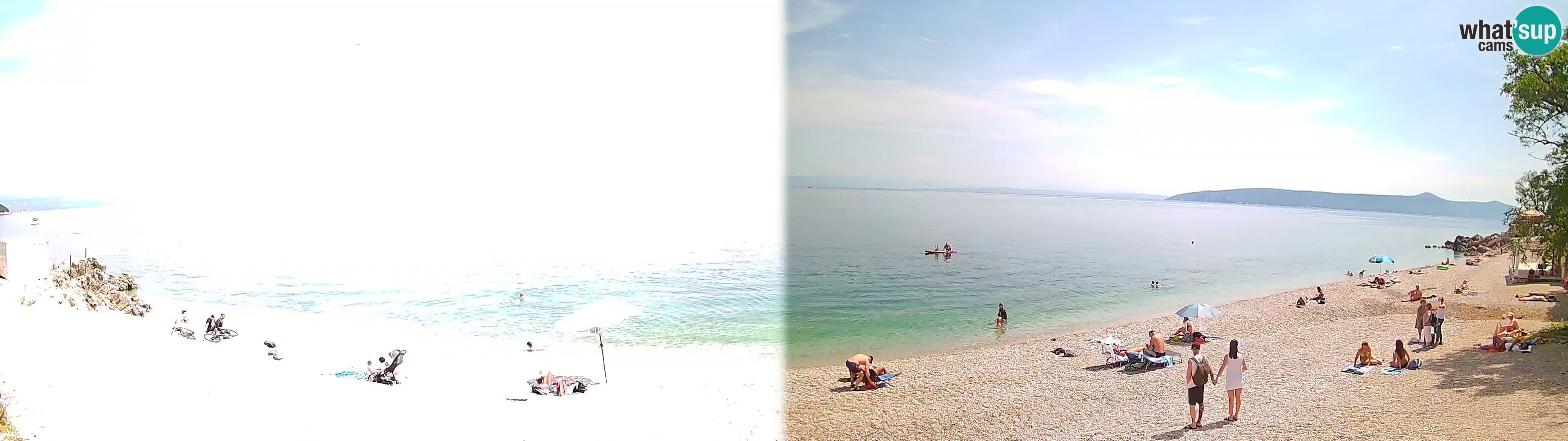 Livecam plage Sv. Ivan | Mošćenička Draga