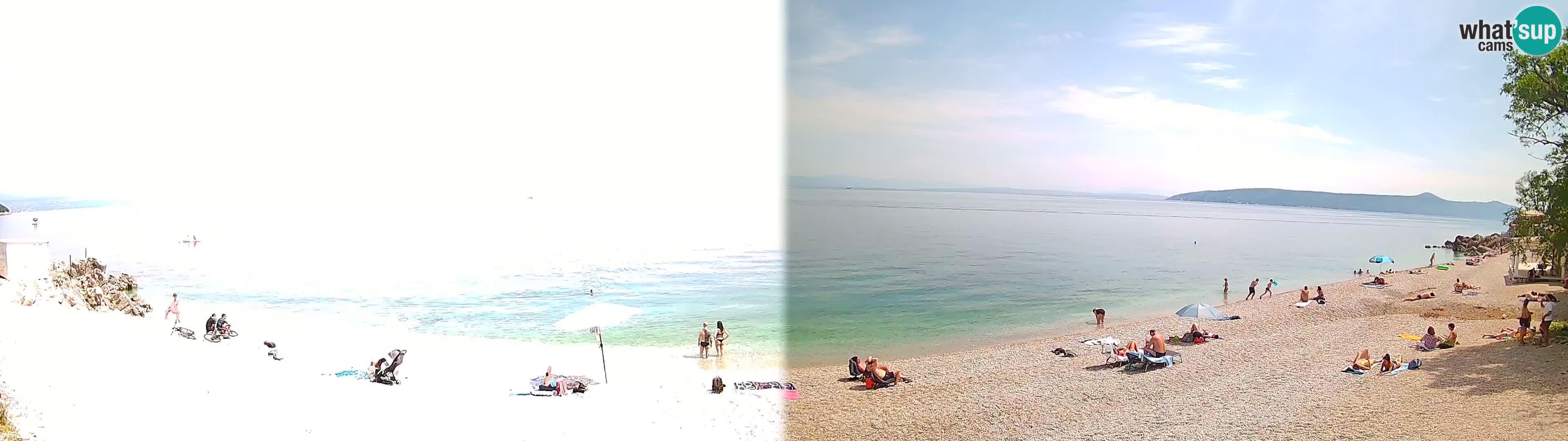 Webcam Sv. Ivan beach | Mošćenička Draga